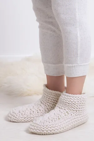 Totes Womens Toasties Ladies Chunky Knitted Booties