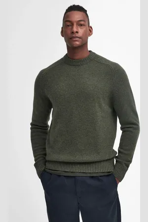 Barbour Green Grangetown Crew Neck Sweater M