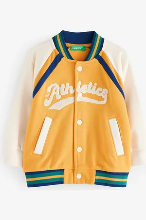 Benetton Girls Varisty Logo 100% Cotton Jacket