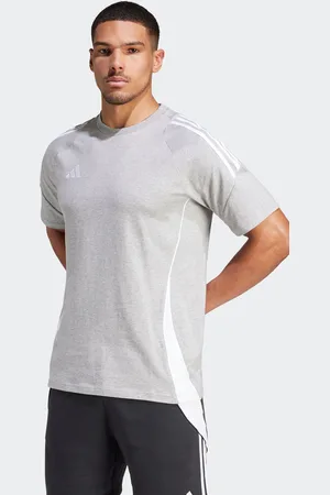 adidas Mens 100% Cotton Tiro 24 Sweat T-Shirt