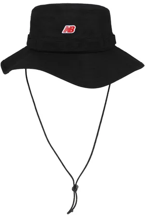 New Balance Black Boonie Bucket Patch 100% Cotton Hat Small-Medium