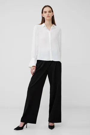 French Connection Womens Cecile Crepe Shirt