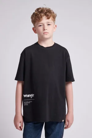 Wrangler Boys Boys Photographic 100% Cotton T-Shirt