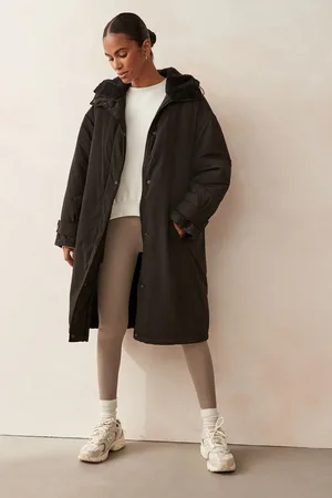Urban Code Womens Maxi Changing Coats With Shearling