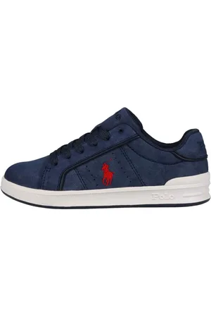 Ralph Lauren Boys Kids Heritage Court III Trainers