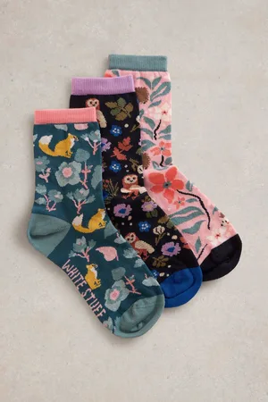 White Stuff Womens Hedgerow Ankle Socks 3 Pack