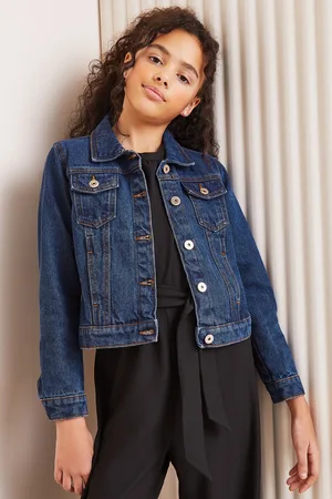 Lipsy London Girls Authentic Denim Western Jacket (From 3-16yrs)