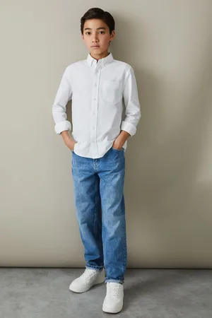Reiss Boys Greenwich 3-9 yrs Oxford Cotton Shirt