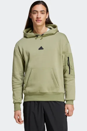 adidas Mens City Escape Fleece Hoodie