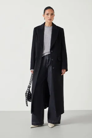 Hush Puppies Womens Meridah Cashmere Blend 100% Cotton Coat