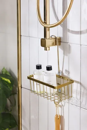 Next Gold Hanging Shower Caddy One