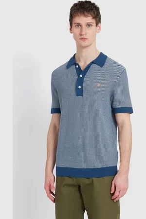 Farah 100% Cotton Sandford Knit Polo Shirt XL