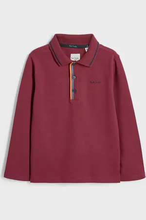 Paul Smith Boys Long Sleeve Signature Polo Shirt 11