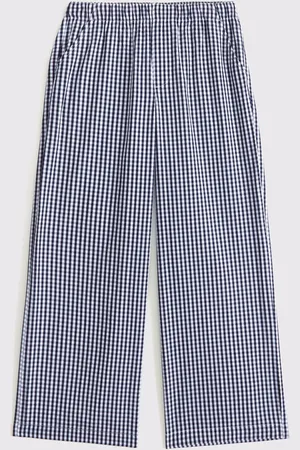 Abercrombie & Fitch Poplin Gingham Pull On Trousers 7