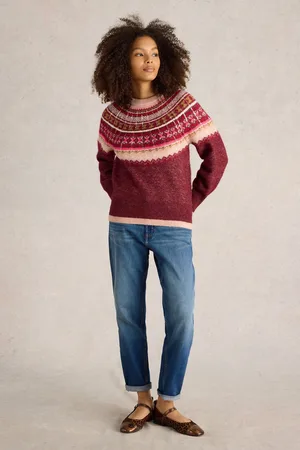 White Stuff Womens Frosted Fairisle Jumper