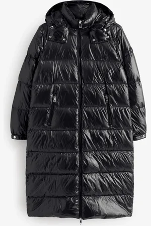 Tommy Hilfiger Black Down Shine Maxi Puffer Coat XL