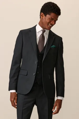 Next Mens Slim Fit Textured Suit Jacket