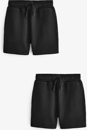 Clarks Boys Black Sweat Shorts 2 Pack