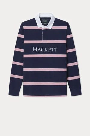 Hackett Heritage Regatta Striped Rugby Polo S