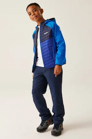 Regatta Boys Dark Kielder Hybrid VIII Stretch Hooded Jacket