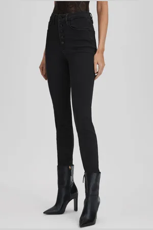 GOOD AMERICAN Womens Always Fits Skinny Jeans