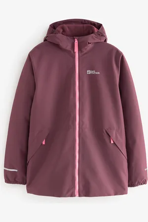 Jack Wolfskin Boys Kids Snowy Days Rain Jacket
