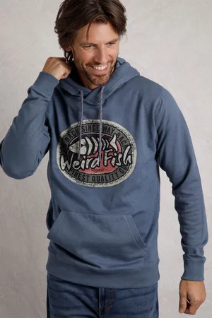 Weird Fish Mens Bryant Graphic Pop Over Hoodie
