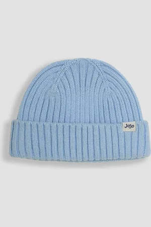JoJo Maman Bébé Boys Baby 100% Cotton Rib Hat