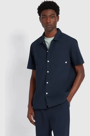 Farah 100% Cotton Ossie Short Sleeve Shirt L