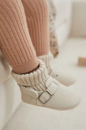 Next Neutral Baby Clogs Bootie Shoes (0-18mths) 3