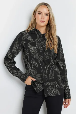 Long Tall Sally Stripe Long Sleeve Shirt AU 8 Tall
