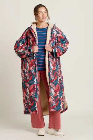 Brakeburn Womens Evergreen Leaves Chinook Coat
