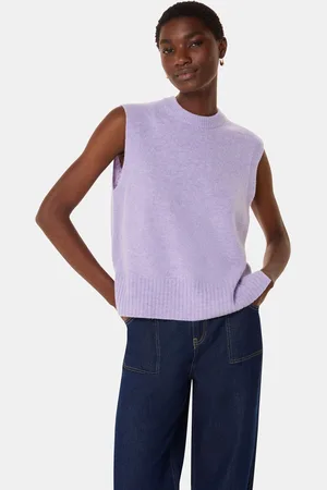 Whistles Womens Wool Sleeveless Tank