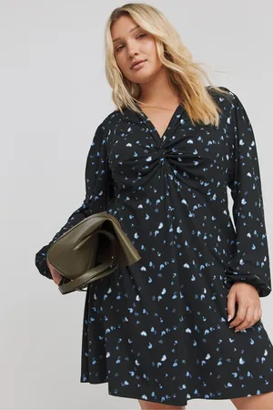 Simply Be Supersoft Knot Front Skater Dress AU 20