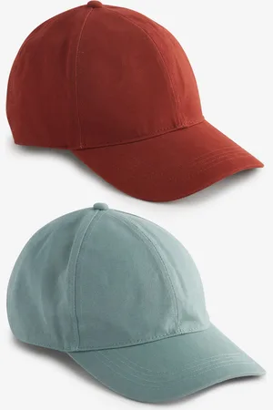 Next Mens /Burgandy Red Caps 2 Pack