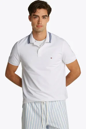 Tommy Hilfiger Regular Fit Performance Zip Short Sleeve Polo Shirt L
