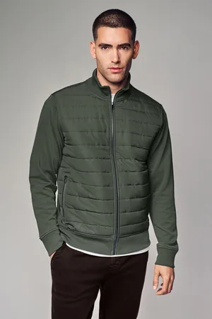 Next Mens Hybrid Funnel Neck Jacket