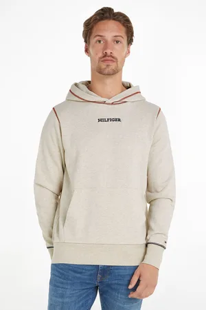 Tommy Hilfiger Mens Monotype Stitching Hoodie