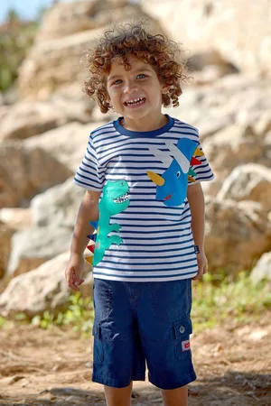 JoJo Maman Bébé Boys Navy Cargo Shorts