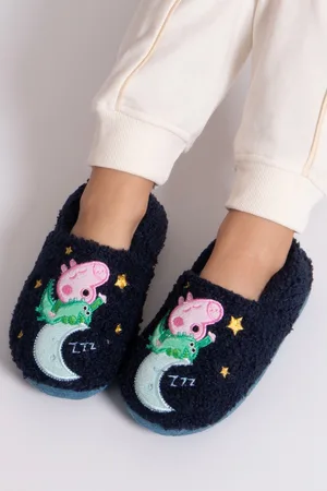 Totes Boys Childrens George Pig Slippers
