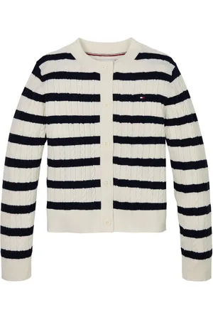 Tommy Hilfiger Black/Cream Mini Cable Cardigan 3 Years (98cm)