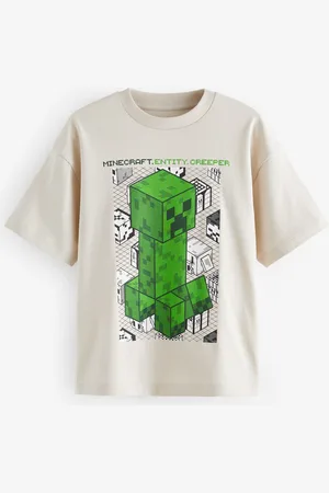 Minecraft Boys Stone 100% Cotton Licensed T-Shirt (3-16yrs)
