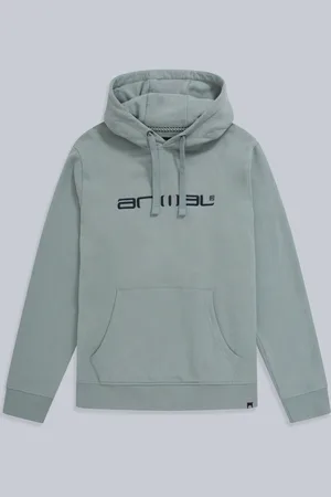 Animale Mens Grey Mens Driver Logo Hoodie