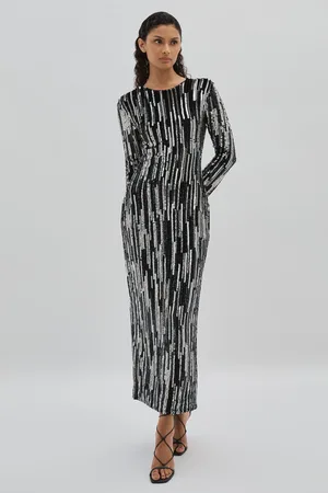 ilta Sequinned and Beaded Halter-Neck Dress AU 10
