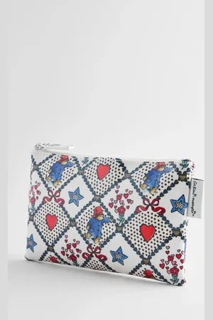 Cath Kidston Ecru Check Paddington 100% Cotton Zip Purse One