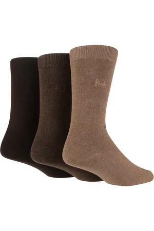 Pringle Mens Classic Plain Crew Socks 3 PK
