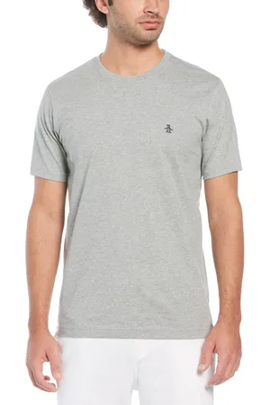 Original Penguin Mens Pin Point 100% Cotton Logo T-Shirt