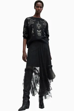 AllSaints Womens AllSaints Josie Lace Skirt