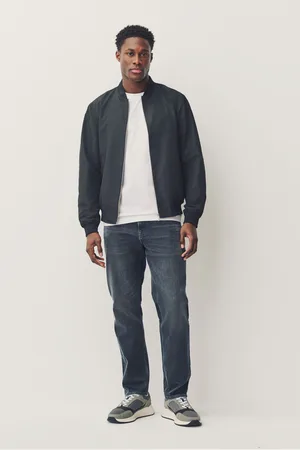 Next Mens Charcoal Slim Fit Soft Touch Authentic Jeans