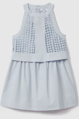 Reiss Girls Eden 13-14 yrs Embroidered Halter Neck Dress